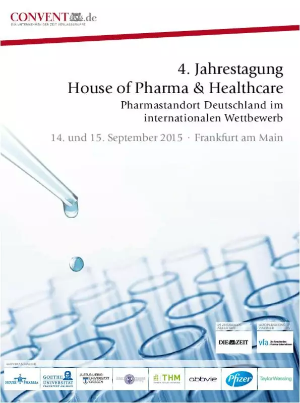 4. Jahrestagung des House of Pharma & Healthcare