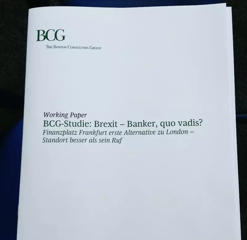 BCG-Studie: Brexit - Banker, quo vadis?