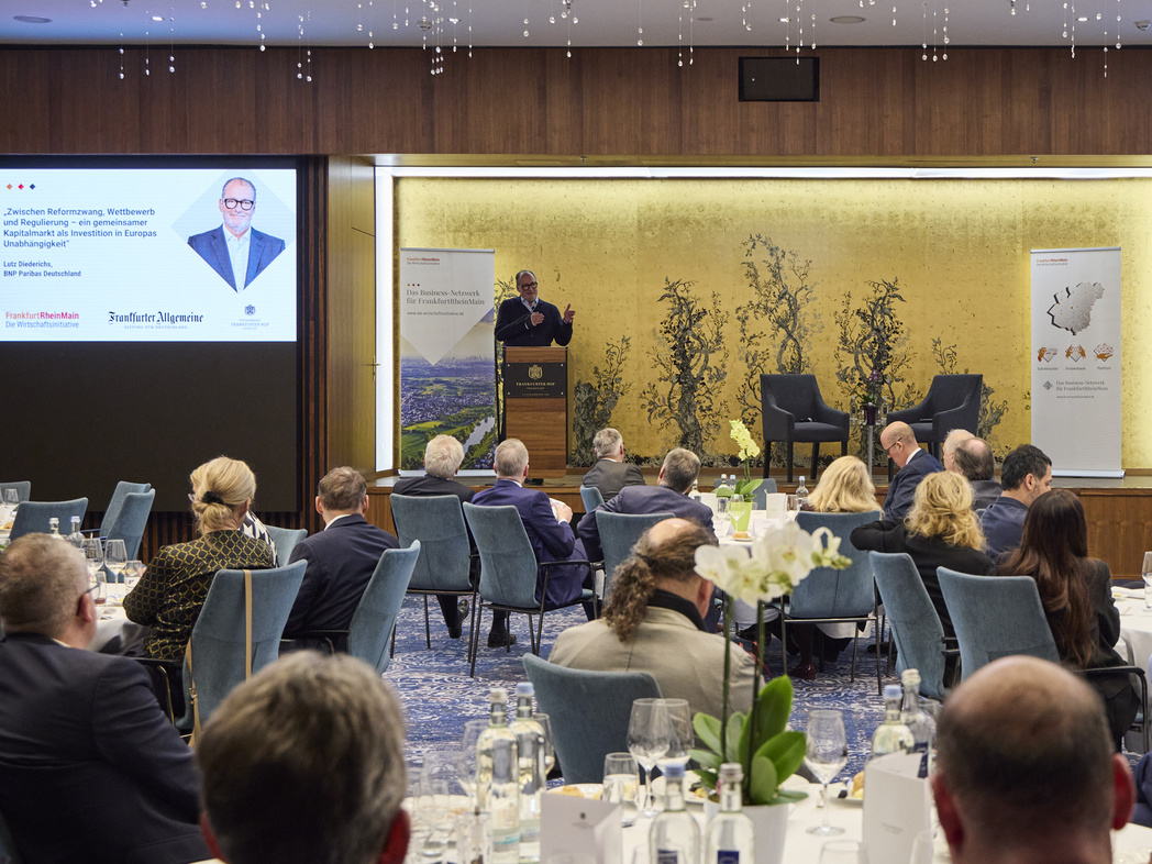Wirtschaftsgespräche am Main mit Lutz Diederichs, CEO von BNP Paribas Deutschland
