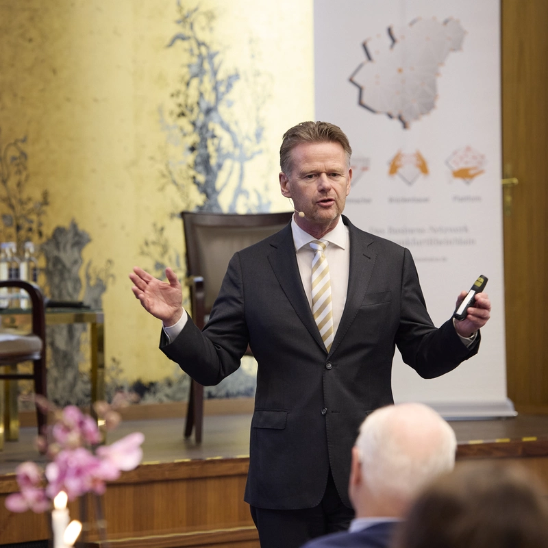 Wirtschaftsgespräche am Main mit Condor-CEO Peter Gerber